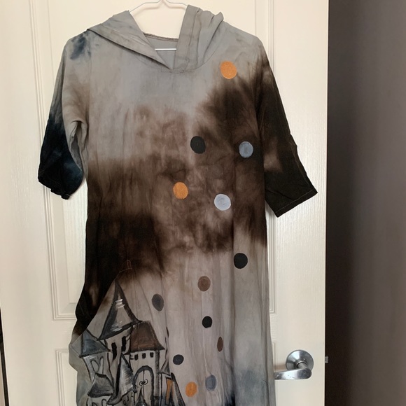 Hand painted dress - Picture 2 of 8